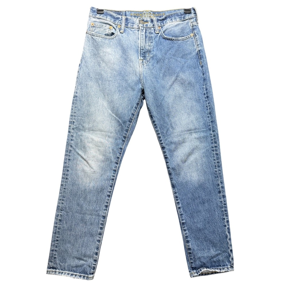 American Eagle Jeans Mens 30x30 Blue Straight Leg Denim 8872898743